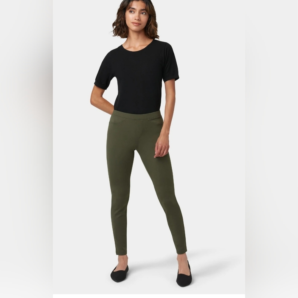 Lou & Grey Women's Green Ponte Pocket Legging NWT Size Large